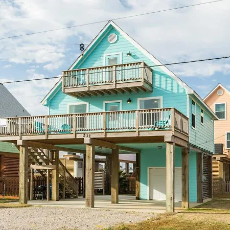 Take It Easy In Surfside - Gulf And Bay Views, Cute Beach House!